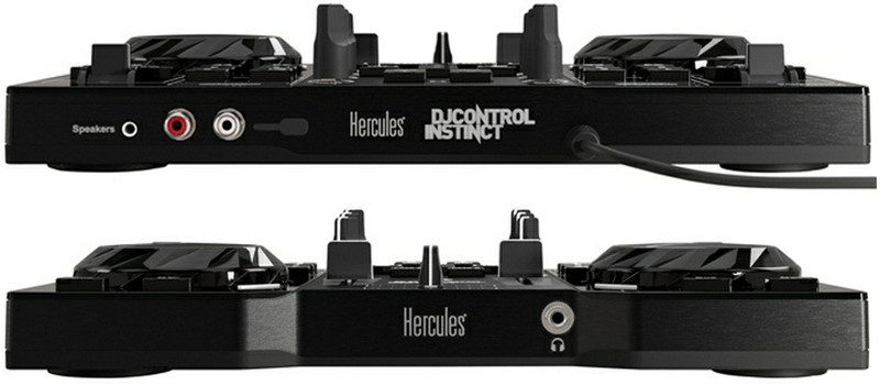 Hercules DJ Control Instinct USB DJ Controller with Audio Outputs.